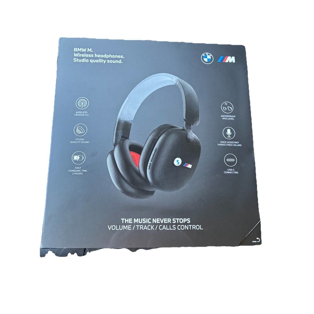 BRAND NEW SEALED in box BMW M Series Wireless headphones studio quality sound